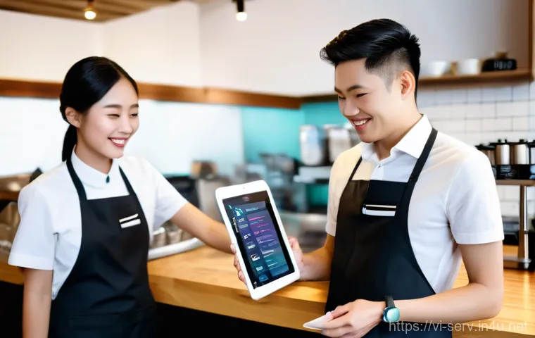 서비스관리사 자격증 합격 꿀팁 - A confident young Vietnamese professional, sharply dressed in modern business attire (e.g., a well-f...