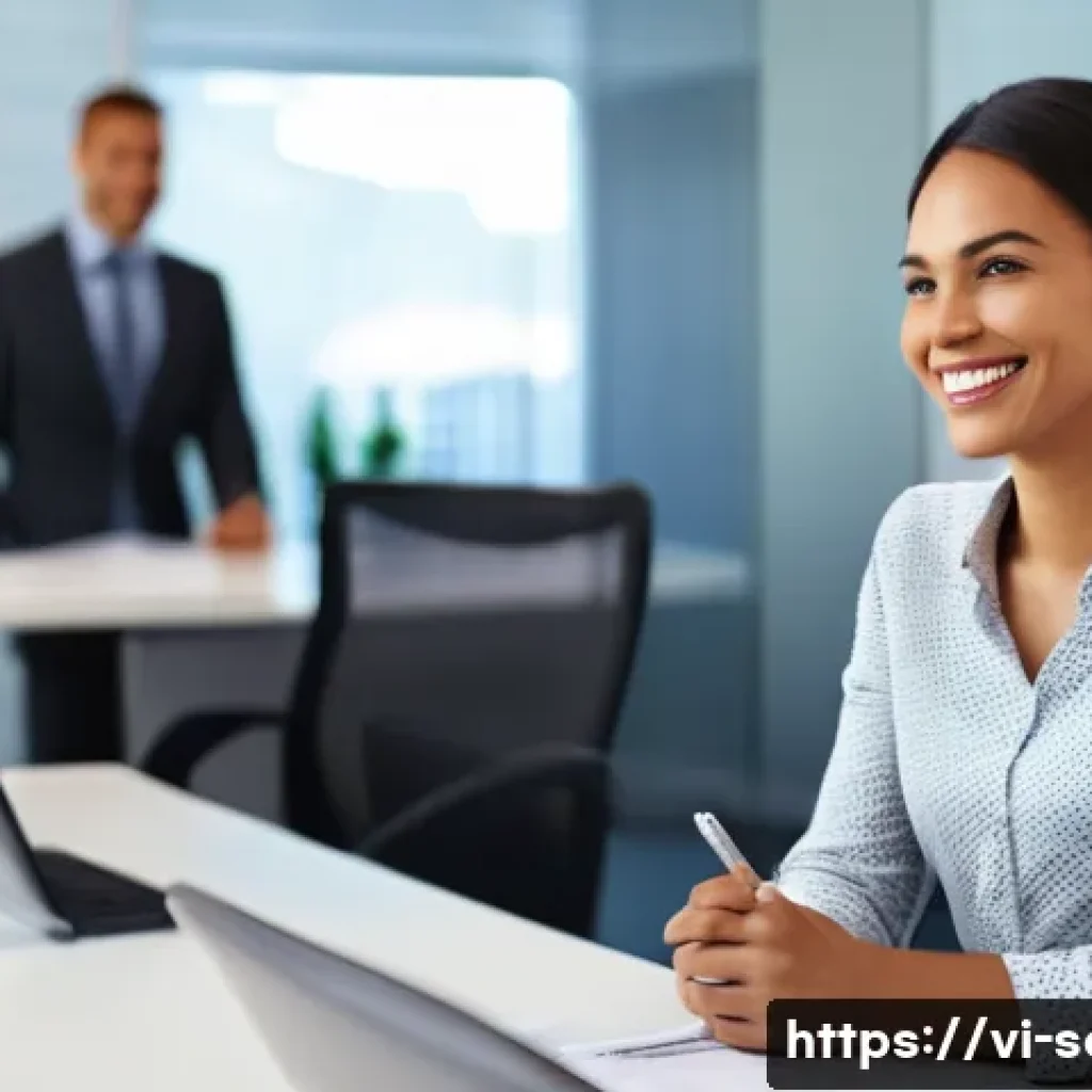 서비스관리사 시험에서 자주 나오는 질문 - **Prompt:** A diverse female customer service professional, approximately 30 years old, with a warm ...