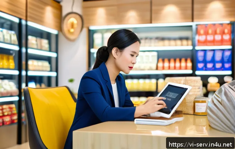 서비스관리사와 고객 문제 해결 사례 - A professional customer service representative calmly listening to a middle-aged Vietnamese customer...