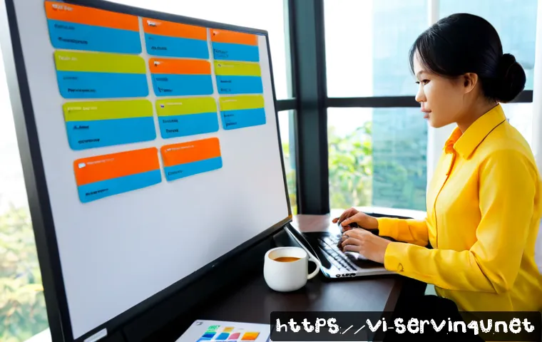 Home 17 서비스관리사와 직무 전문 지식 습득법 - Photorealistic Vietnamese service management professional studying job-specific skills at a tidy mod...